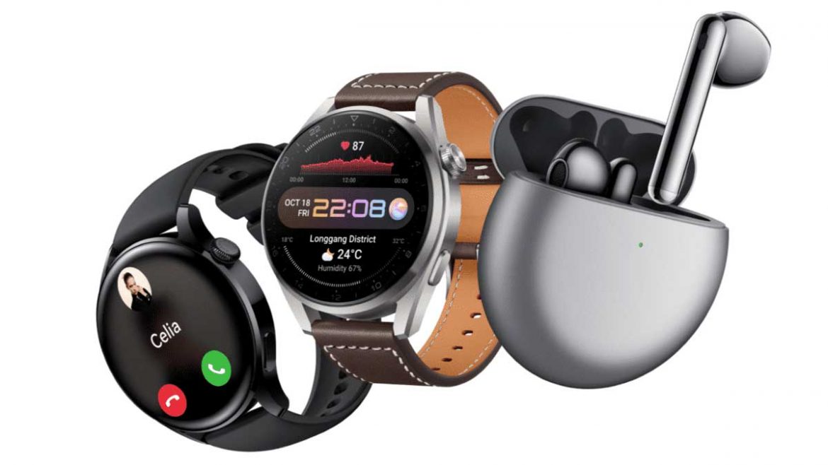 huawei watch 3 e freebuds 4