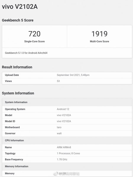 geekbench snapdragon 898