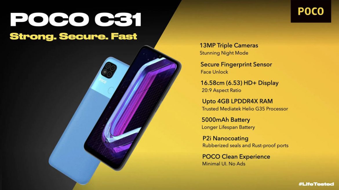 xiaomi poco c31