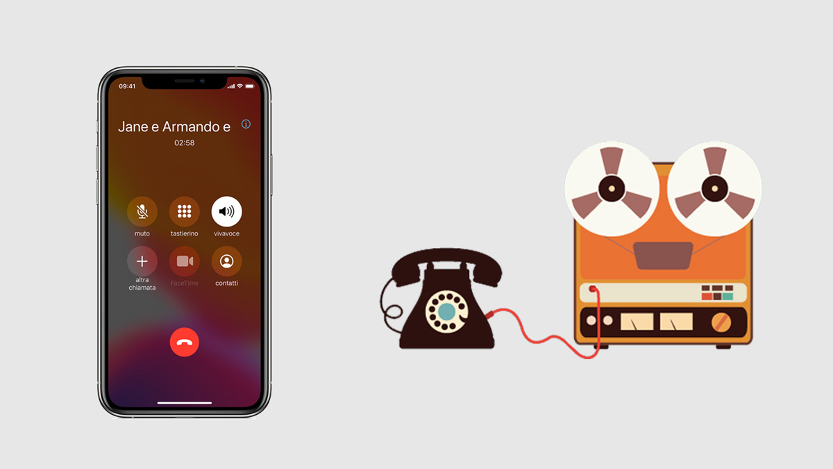 registrare chiamate iphone