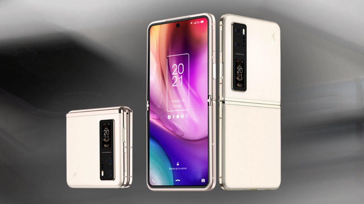 tcl smartphone pieghevole a conchiglia