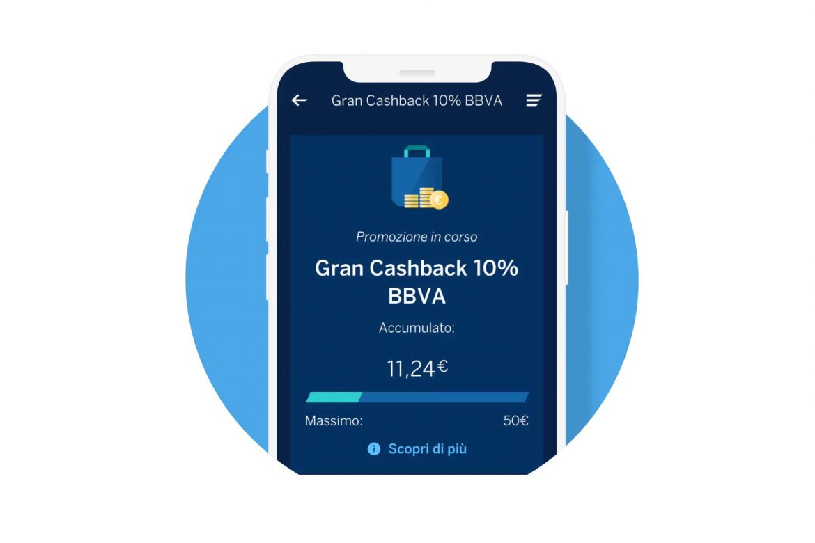 cashback conto corrente bbva