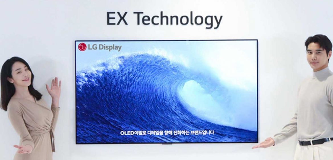 lg oled ex display