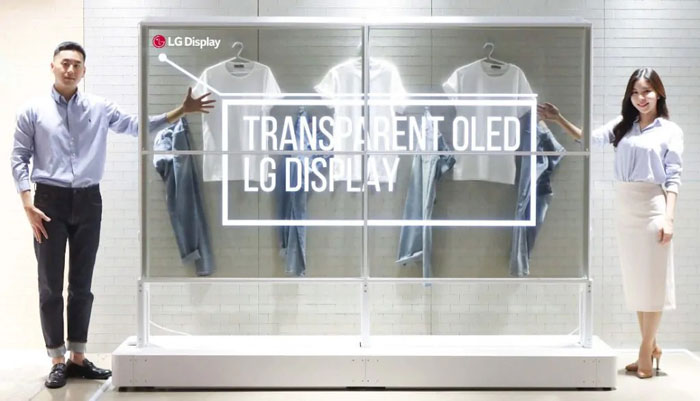 lg display oled trasparente