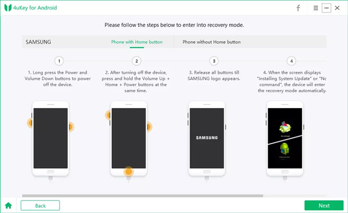 rimuovere blocco android samsung