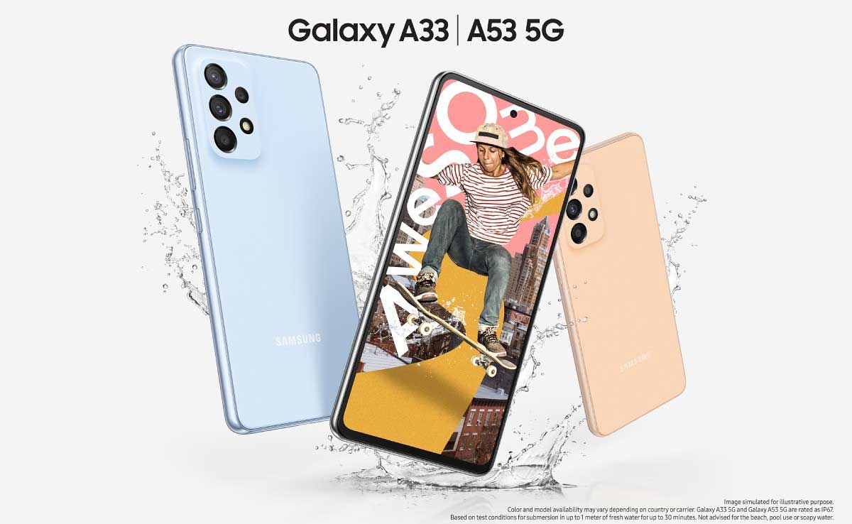 samsung galaxy a33 e a53 5g