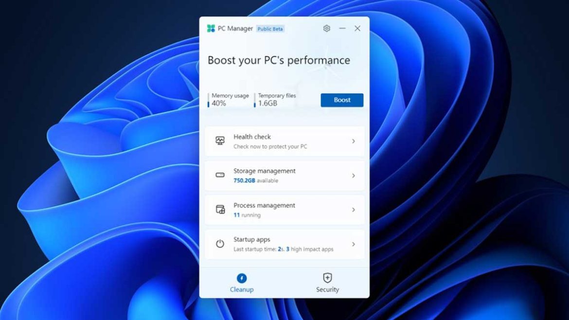 microsoft pc manager