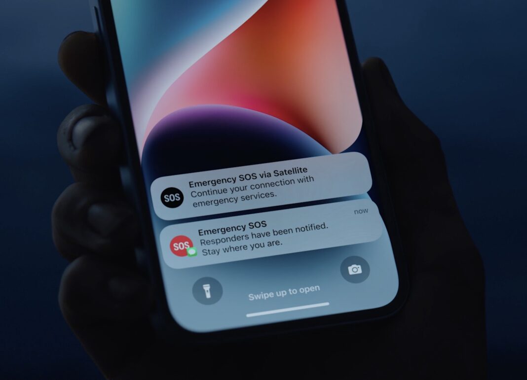 apple emergenza sos iphone 14