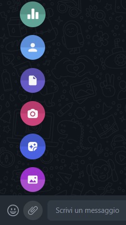 Allegati WhatsApp Web