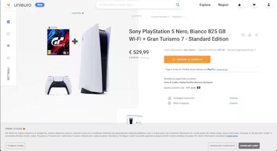 playstation 5 unieuro