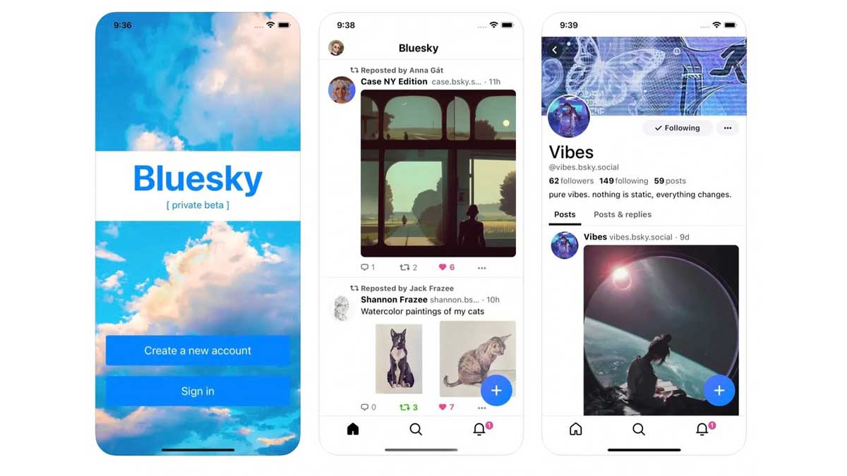 Bluesky social network