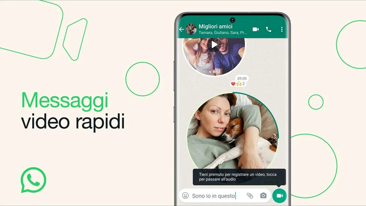 whatsapp videomessaggi