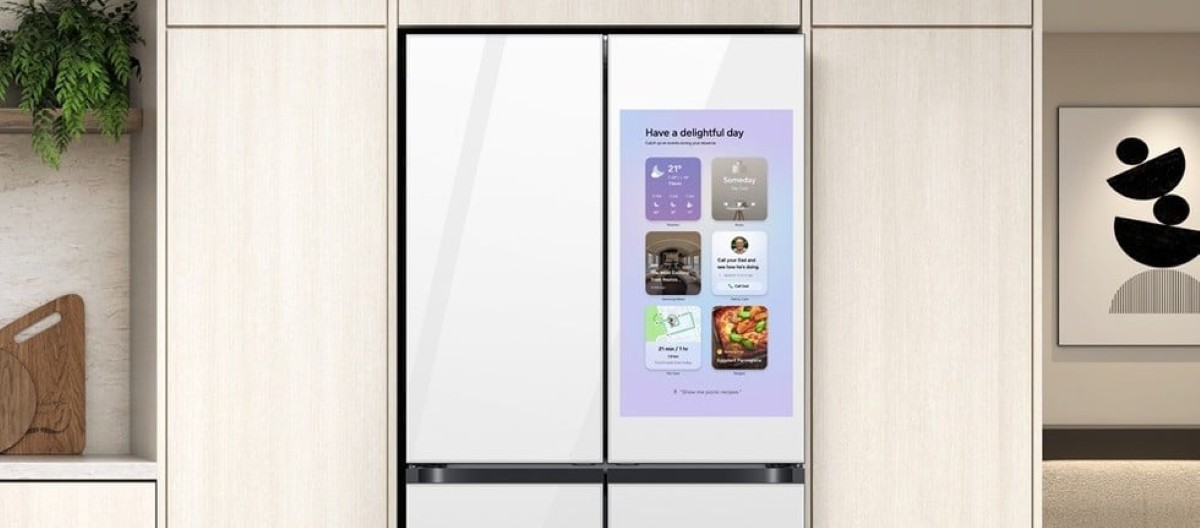 Samsung porta One UI sul display di frigoriferi e lavatrici smart